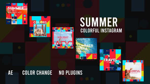 Colorful Instagram Post - VideoHive 46809245