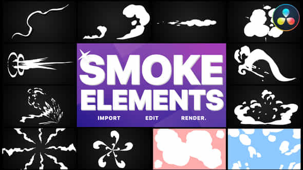 Smoke Elements Pack - VideoHive 36710288