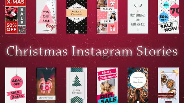 Christmas Instagram Stories - VideoHive 22880254