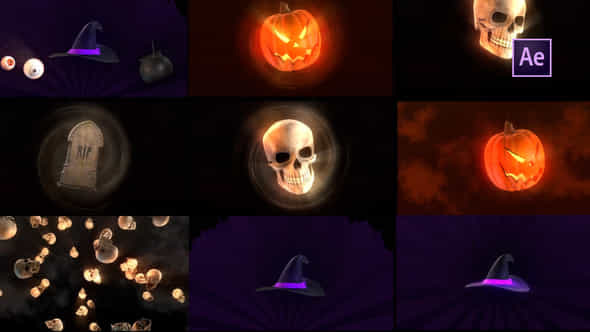 Halloween Spooky Transitions - VideoHive 40497623
