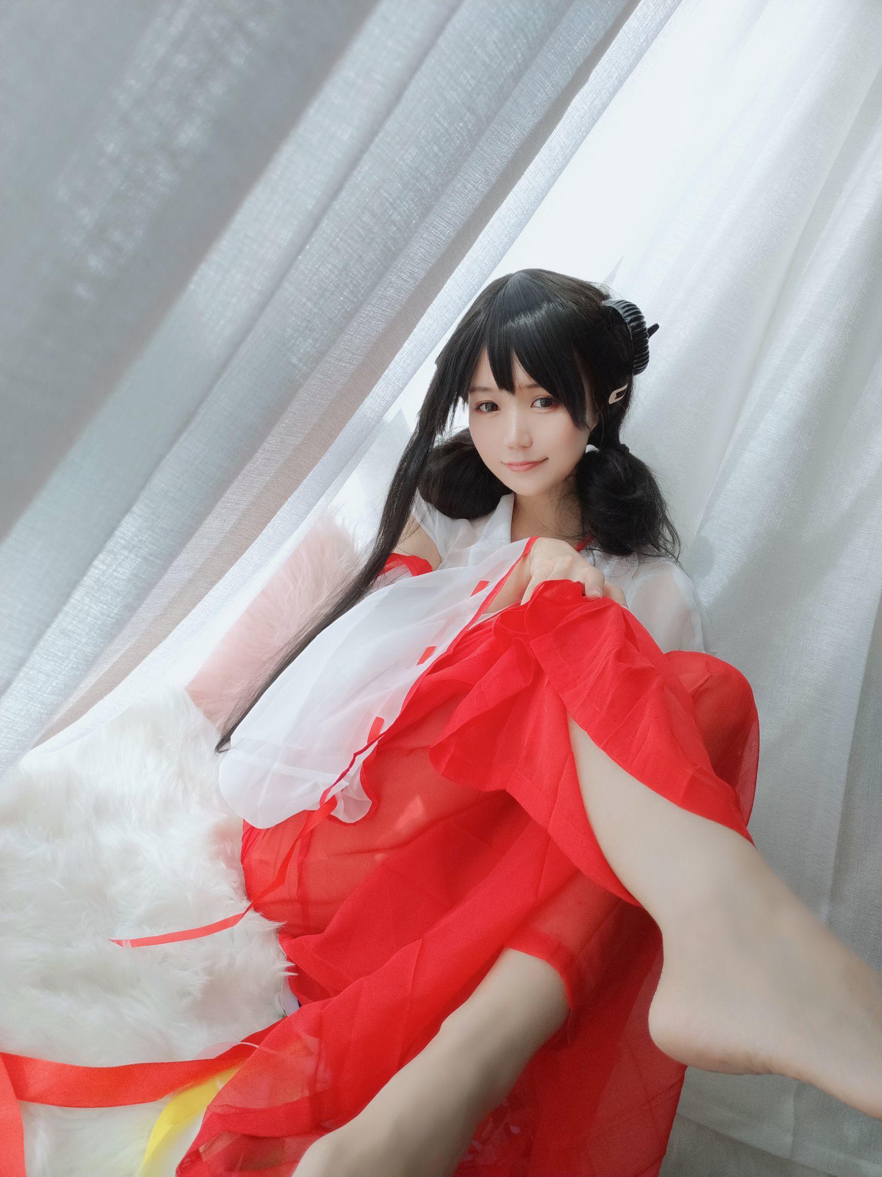 [网红COSER] 动漫博主小仓千代w – 巫女 写真集(15)