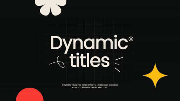 Dynamic Titles Intro - VideoHive 50195956