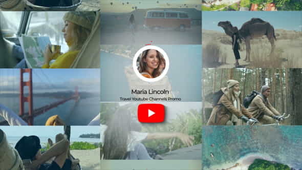 Youtube Travel Channel Intro - VideoHive 32050643