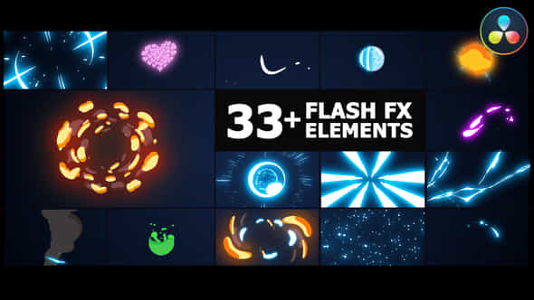 Flash FX Elements - VideoHive 39043295