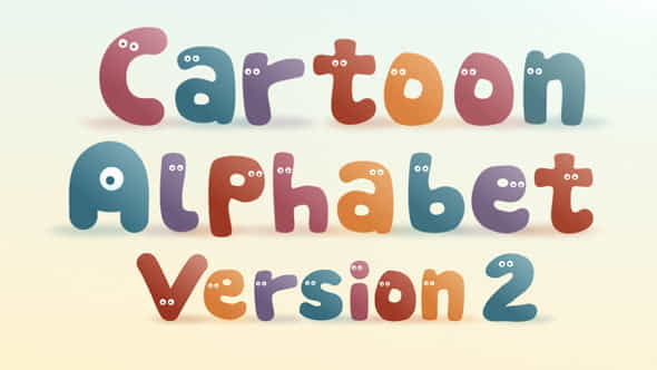Cartoon Alphabet II| After Effects - VideoHive 11981729