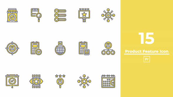 Product Feature Icon Premiere Pro - VideoHive 50351734