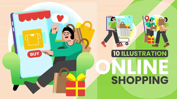 Online Shopping Sale Animation - VideoHive 58161599