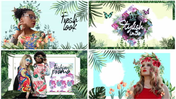 Nature Spring Fashion Summer Intro - VideoHive 26644451