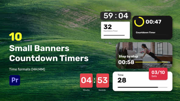 Small Banners Countdown - VideoHive 37366511