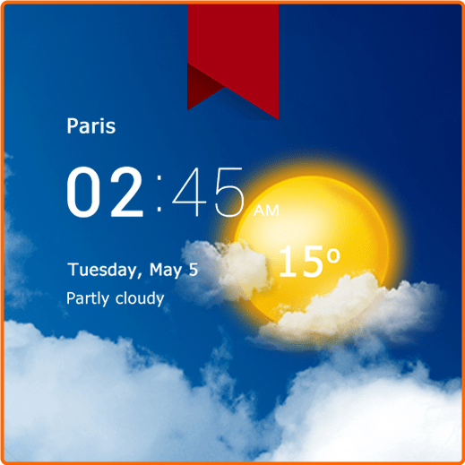 Transparent Clock Weather Pro V7.12.6 756Zaopz_o