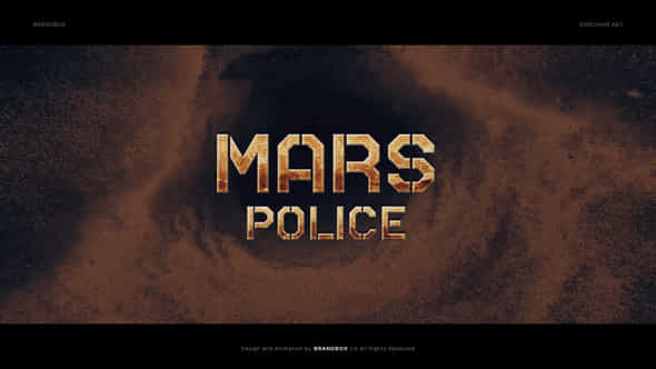 Mars Police Trailer - VideoHive 46611043