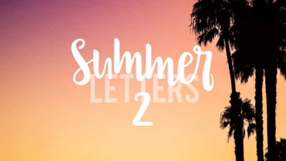 Summer Letters 2 - VideoHive 22525943