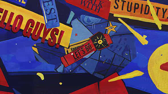 Expressionist Graphics Titles - VideoHive 58387801