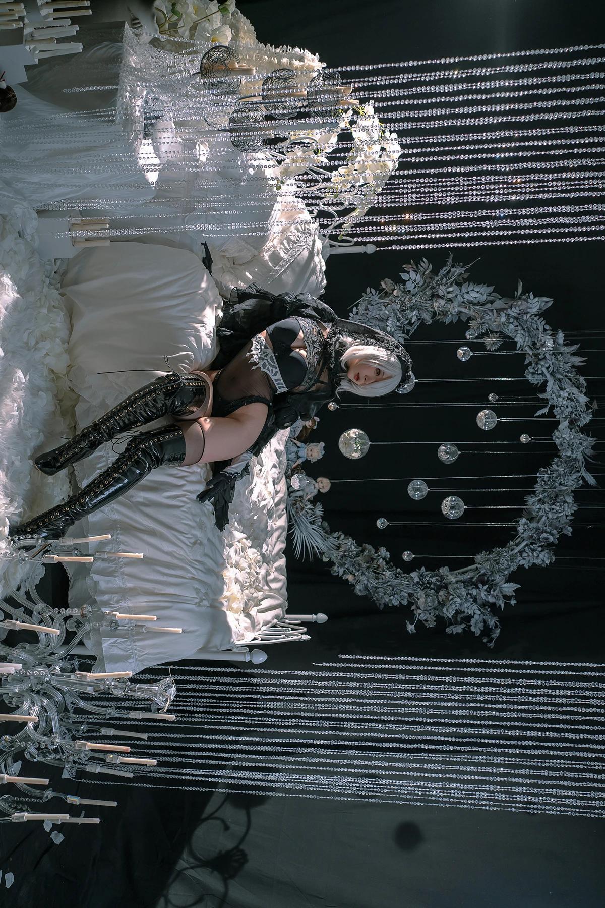 Cosplay 云溪溪Yunx1x1 & 奶桃 – 2B本 YoRHa No.2 Type B 上 Set.02(27)