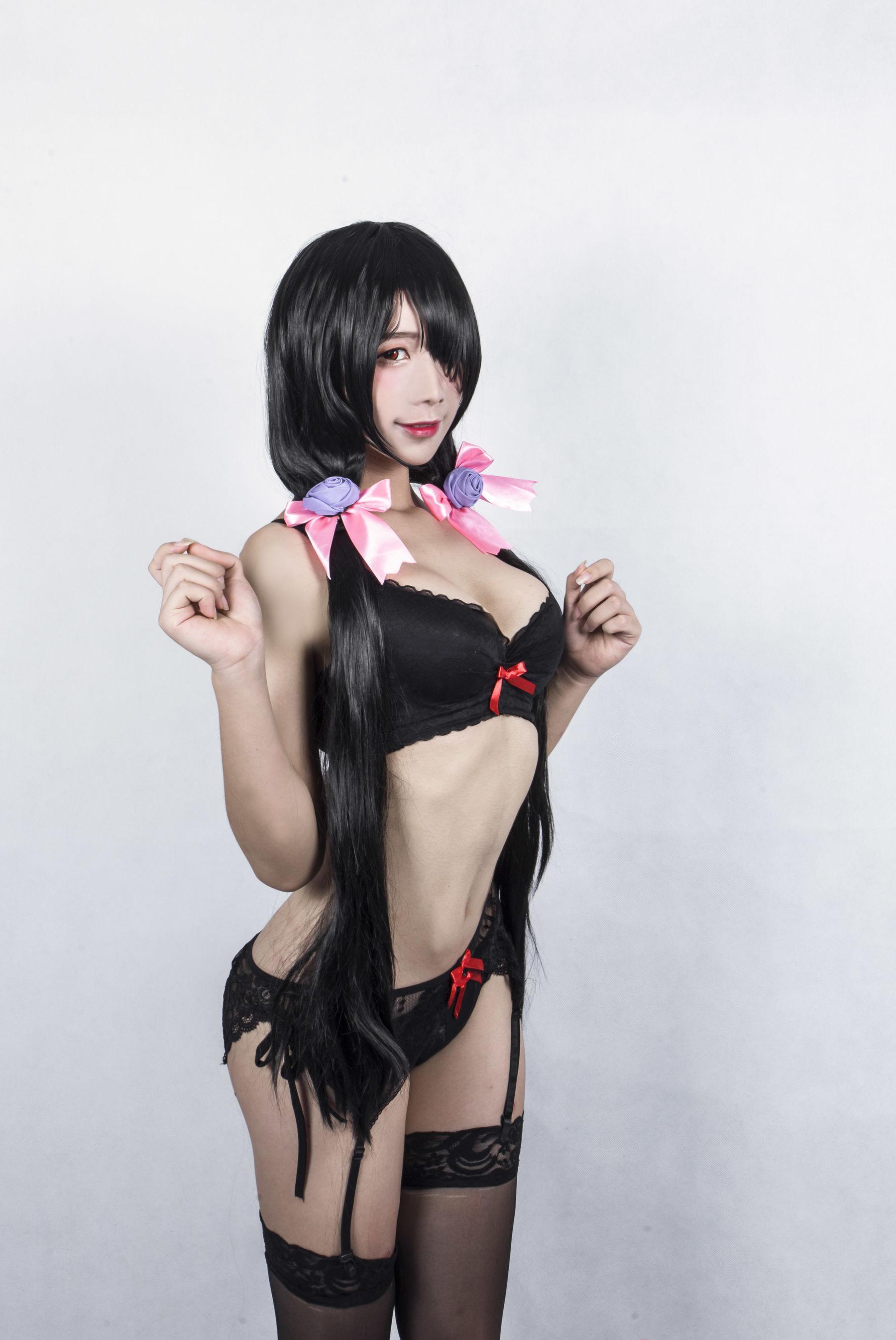 [网红美女Coser] 九曲Jean 《狂三系列》 写真集(16)