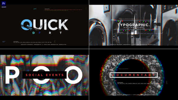 Typographic Documentary Promo - VideoHive 50564461