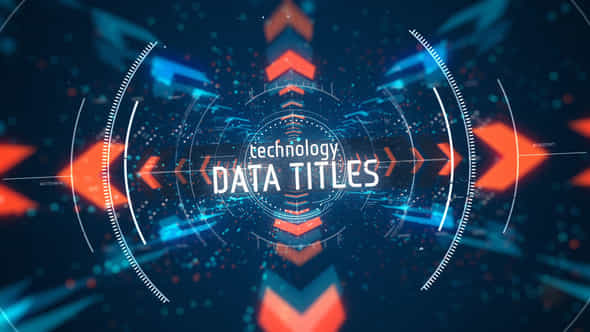 Technology Data Titles - VideoHive 22834593