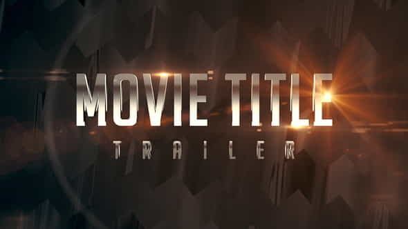 Movie Title Trailer - VideoHive 31788422
