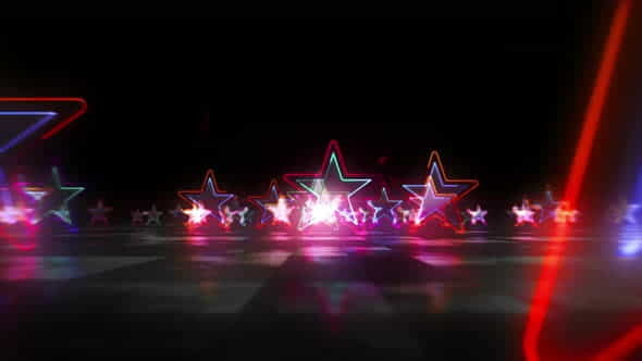 Star symbol abstract loopable - VideoHive 30439181