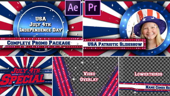 July 4th USA Patriotic Broadcast - VideoHive 26602030