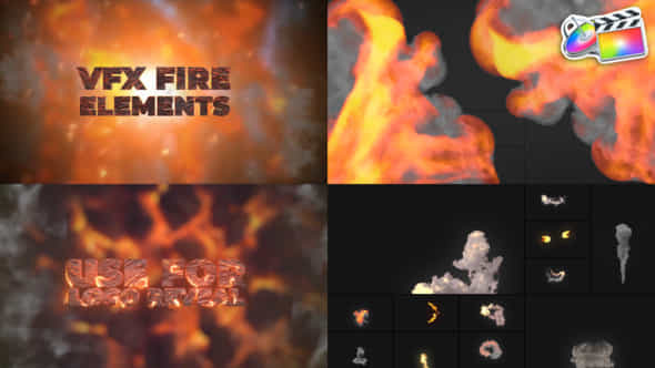 Vfx Fire Elements For Fcpx - VideoHive 50381511