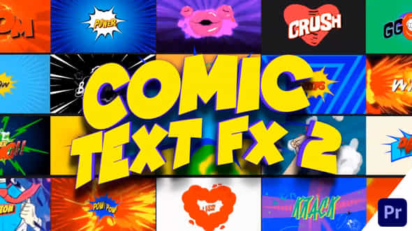 Comic Text FX - VideoHive 36978829