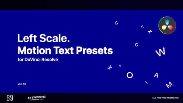 Left Scale Motion - VideoHive 47490810