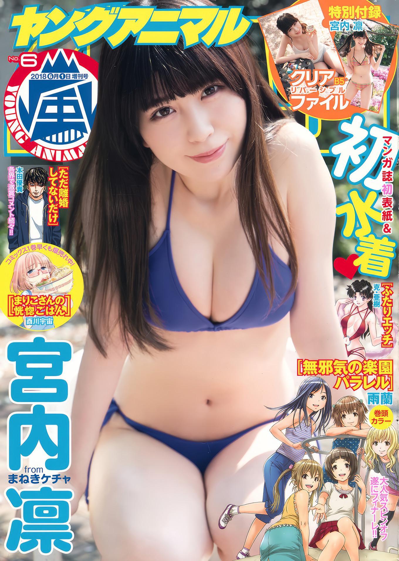 Rin Miyauchi 宮内凛, Young Animal Arashi 2018 No.06 (ヤングアニマル嵐 2018年6月号)(1)