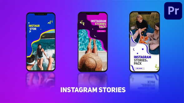 Instagram Stories Mogrt 100 - VideoHive 35655380