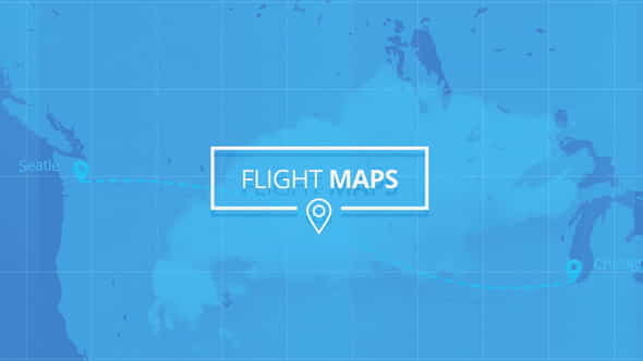 Flight Maps - Visualize Where - VideoHive 19411390