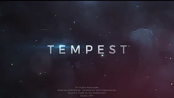 Tempest | Trailer Titles - VideoHive 19269758