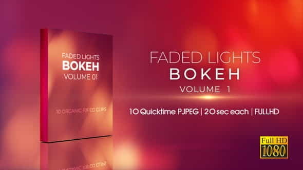 Faded Lights Bokeh V1 - VideoHive 25038345