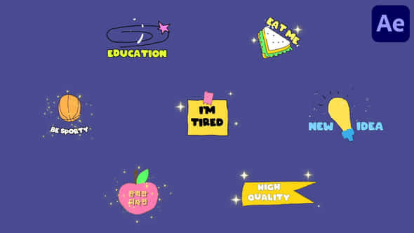 School Titles For After Effects - VideoHive 54199271