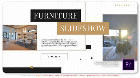 Furniture Promo Cinematic - VideoHive 48672392