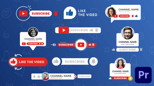 YoutubeSocial Media Subscribe - VideoHive 40871524