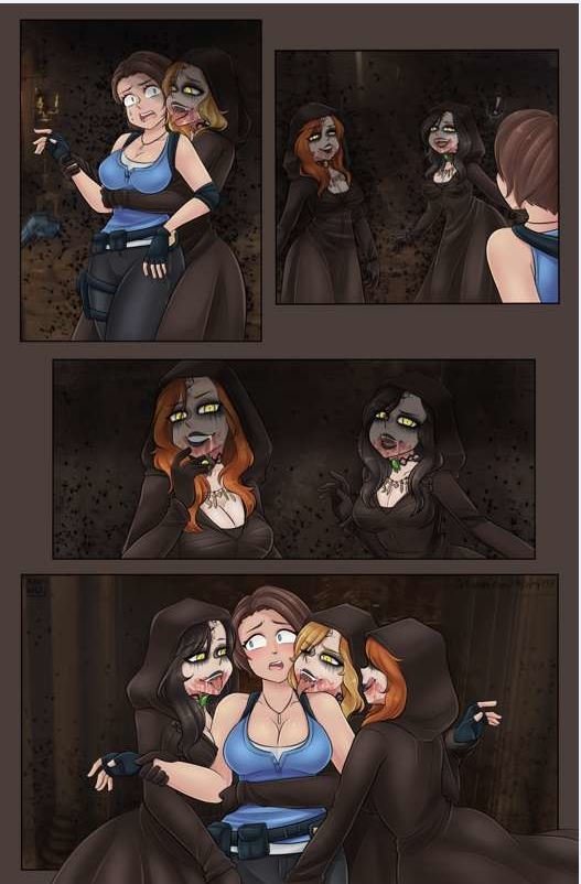 A NEW INTRUDER Comic ANIMATED! Lady Dimitrescu X Jill Valentine - 3