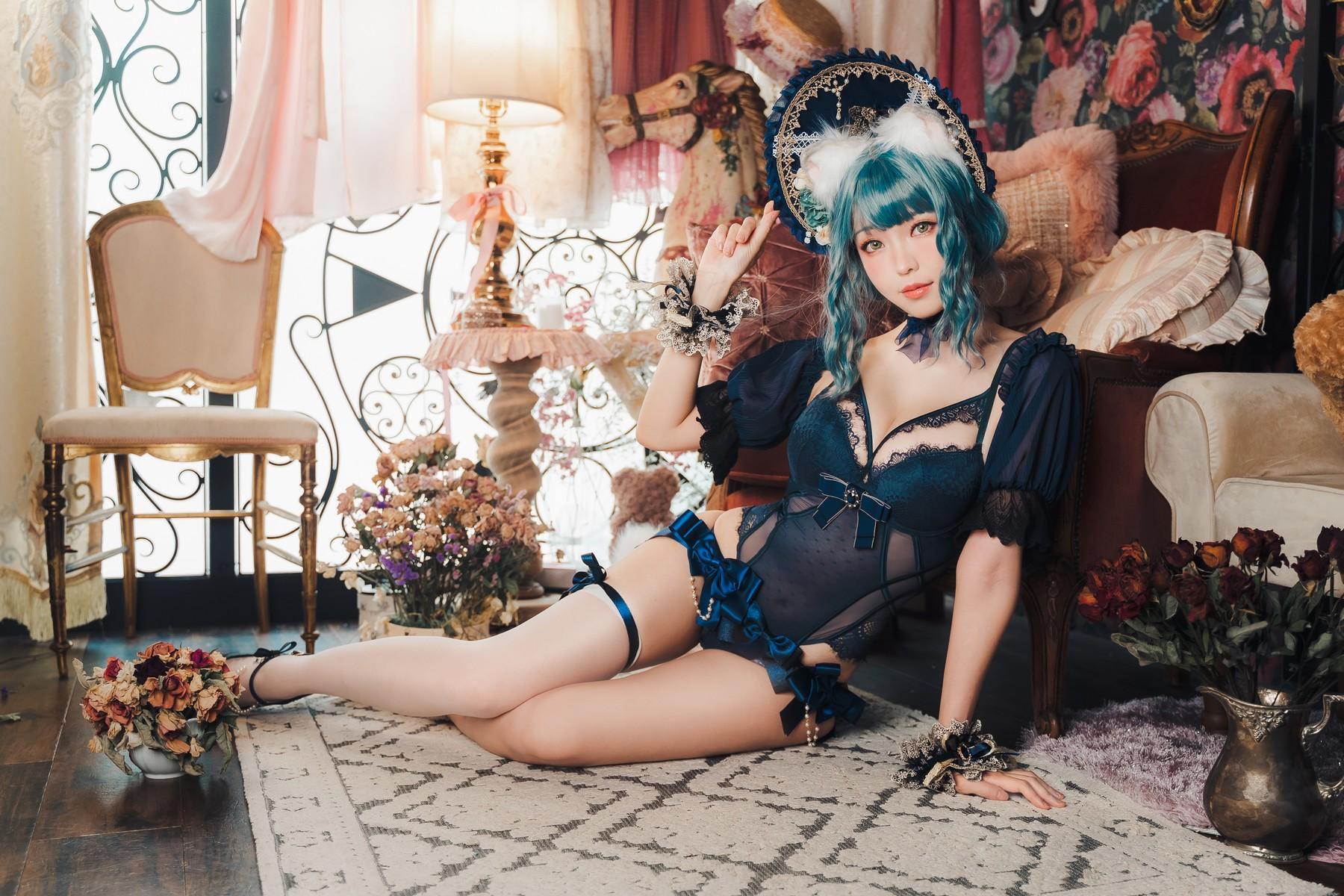 Cosplay ElyEE子 Scottish Fold Cat Doll 摺耳貓少女人形(45)