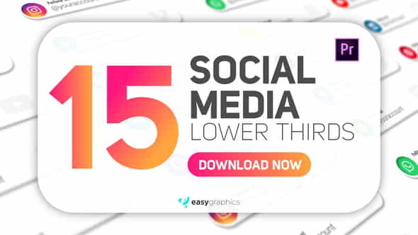Clean Rounded Social Media Lower - VideoHive 29783442