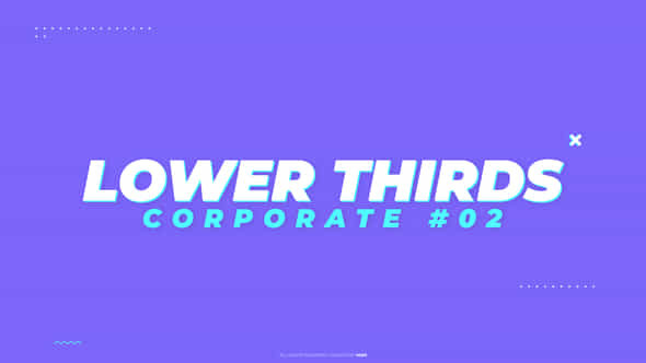 Lower Thirds Corporate - VideoHive 45406879