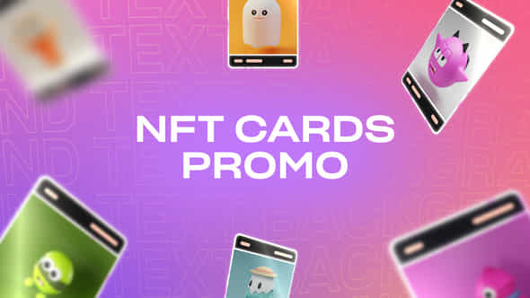 NFT Cards promo - VideoHive 46626797