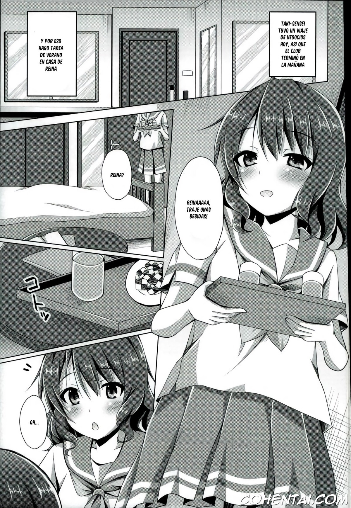 “Chotto Reinaa…” “Daijoubu Watashi ni Makasete” (Hibike! Euphonium) xxx comics manga porno doujin hentai español sexo 