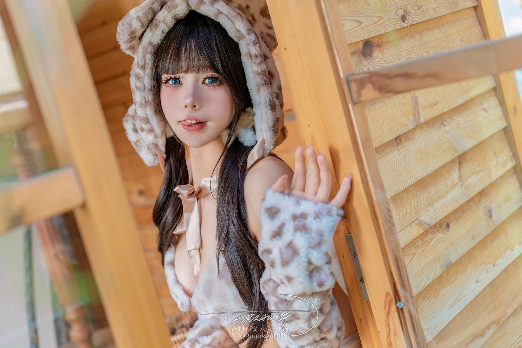 Cosplay 黏黏团子兔 豹猫嗷呜 Set.01(19)