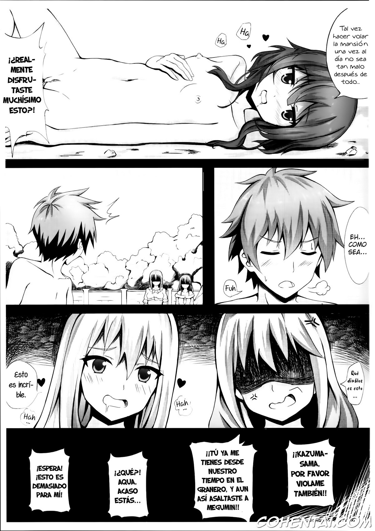 Giving ○○ to Megumin in the Toilet! (Kono Subarashii Sekai ni Syukufuku o!) xxx comics manga porno doujin hentai español sexo 