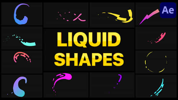 Liquid Shapes - VideoHive 36249691