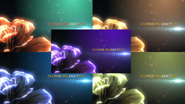 Flower Movie Titles Mogrt - VideoHive 21879362
