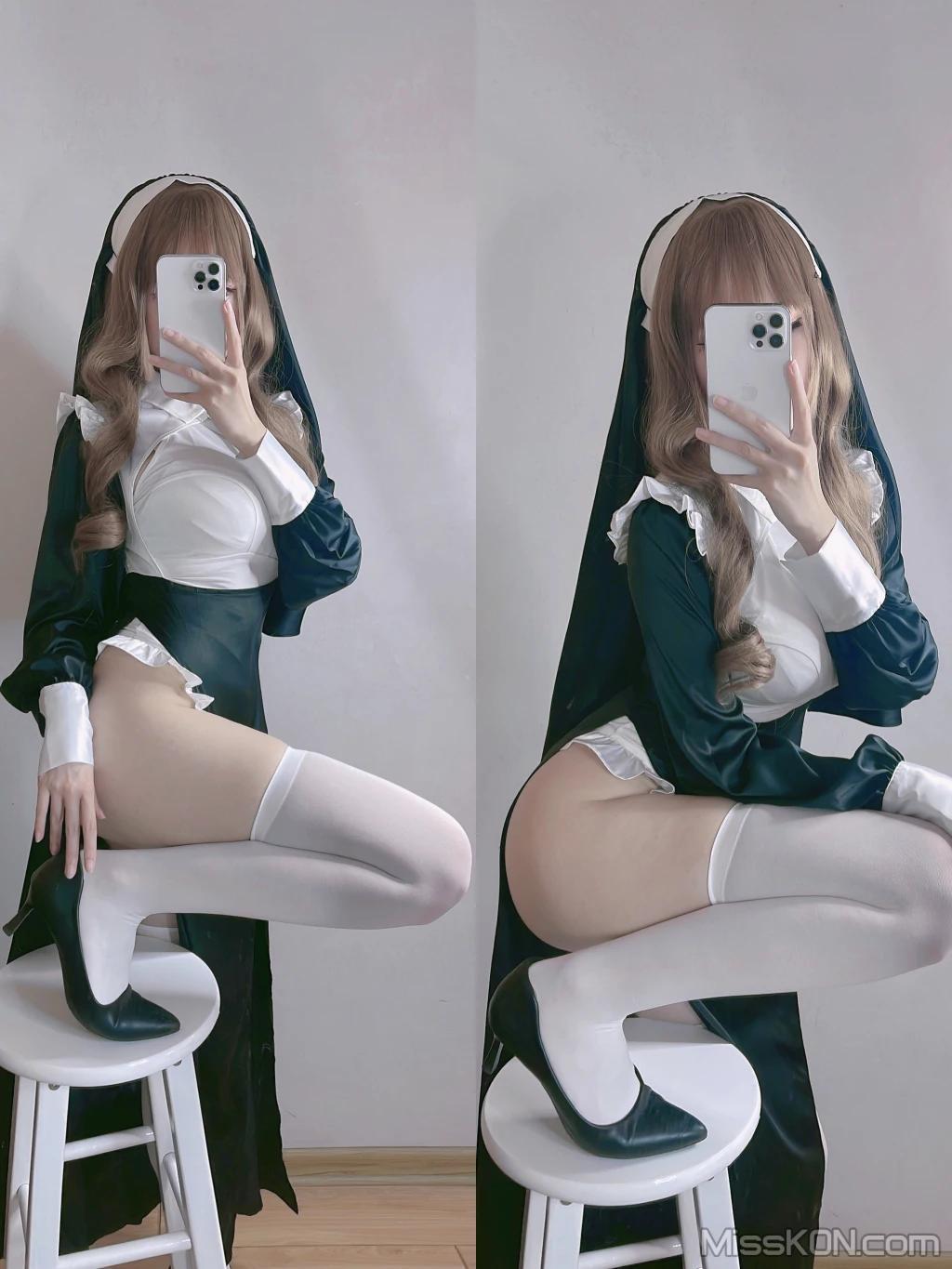 Coser@miko酱ww: mikoの白丝01 (241 photos)(230)