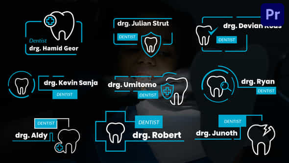 Dentist Titles - VideoHive 41709602