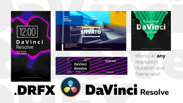 Insta Stories Davinci Resolve DRFX - VideoHive 35891642