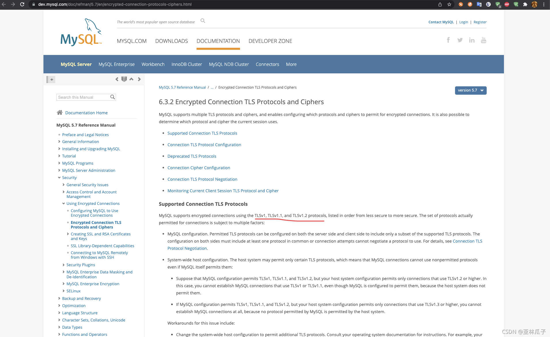 MySql5.7