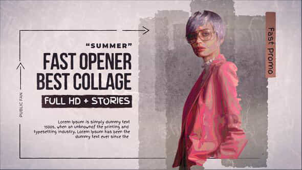 Opener Collage Mogrt - VideoHive 52005323